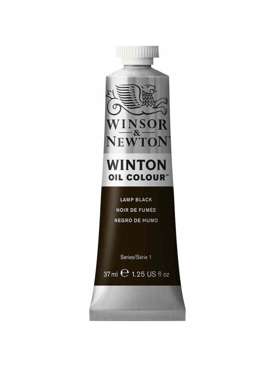 WINSOR & NEWTON WINTON YAĞLI BOYA 37 ML LAMP BLACK-1414337