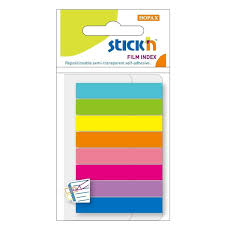 GIPTA STICKN 45X8 NEON 8 RENK YAPIŞKANLI FİLM AYRAÇ 20 YP.