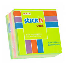 Stıckn Küp Blok Mix-b 4 Renk 50x50 250 Yaprak (21534)