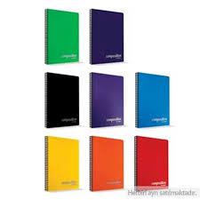 Çınar Composition 72819 Spiralli A4 Kapak 160 Yaprak Çizgili Derfter