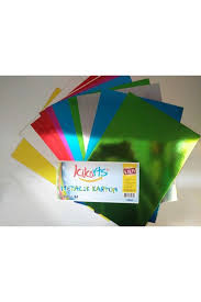 KİKA METALİZE KARTON25X35 10 LU KARİŞİK