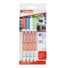 EDDiNG CAM KALEMİ DÖRTLÜ BLİSTER (E-4085)