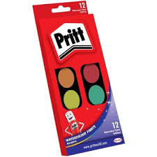 Pritt Suluboya 12 Renk Büyük Tablet