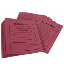 ALEMDAR BÜRO DOSYASI TAM KAPAK KOYU PEMBE