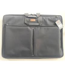 Skaer Proje Çantası Körüklü Kumaş Siyah 39X55 Pck-03