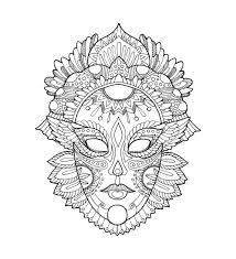 Artdeco Masalsı 30x40 cm Maske Desenli Tuval LV-Y-100-P30.09