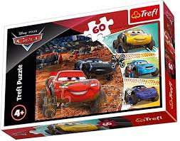 Trefl 17327 60 Parça Puzzle McQueen With Friends