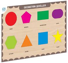 CA 3204 AHŞAP GEOMETRİK ŞEKİLLER