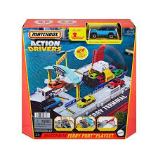 Matchbox Aksiyon Sürücüleri Oyun Seti Feribot Limanı GVY82-HMH29