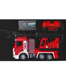 HJ8002-1 Kumandalı Metal İtfaiye 1:12 -Gepttoys