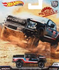 Hot Wheels Premium Car Culture Collectible Toy Car, 1:64 Scale Die-Cast '17 Ford F150 Raptor