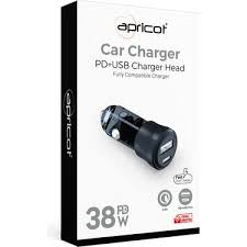 APRİCOT APC-CC38 38W ARAÇ ŞARJI CİHAZI