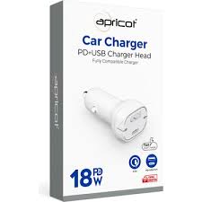 APRİCOT APC-CC18 18W ARAÇ ŞARJI CİHAZI