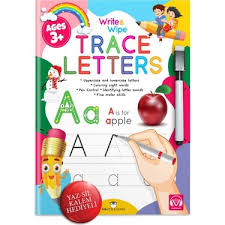 TRACE LETTERS WRITE AND WIPE ACTIVITY BOOK - İNGİLİZCE ALFABE YAZ SİL AKTİVİTE KİTABI