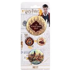 HARRY POTTER lLİSANSLI KARIŞIK BOY ROZET 4'LÜ