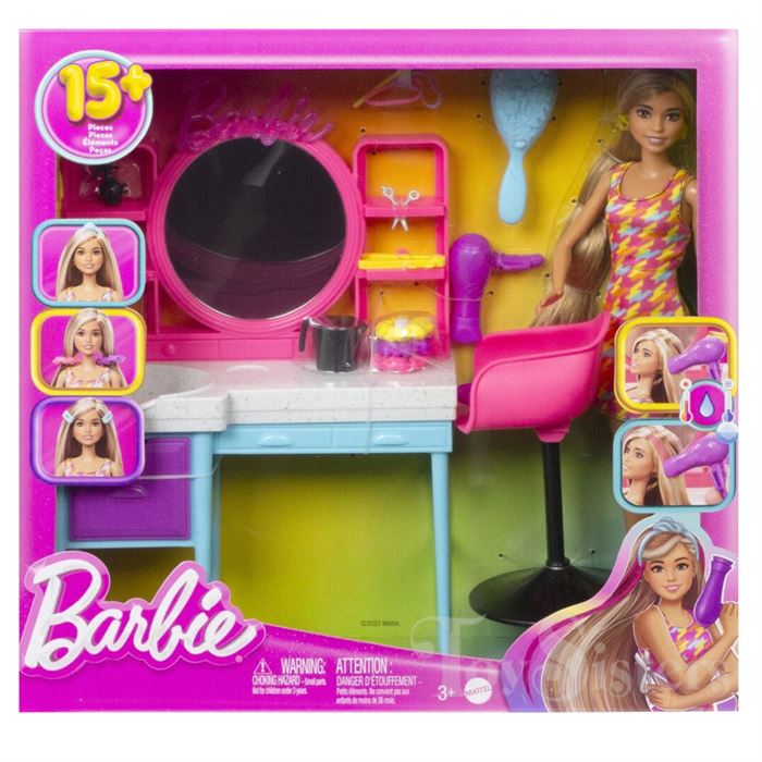 HKV00 Barbie Muhteşem Kuaför Oyun Seti