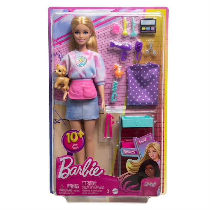 KAMPANYA Barbie Malibu Stilist Bebek Oyun Seti HNK95