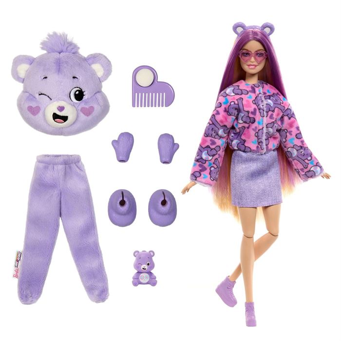 Barbie Cutie Reveal Care Bear Serisi Mor JCN93-JCN94