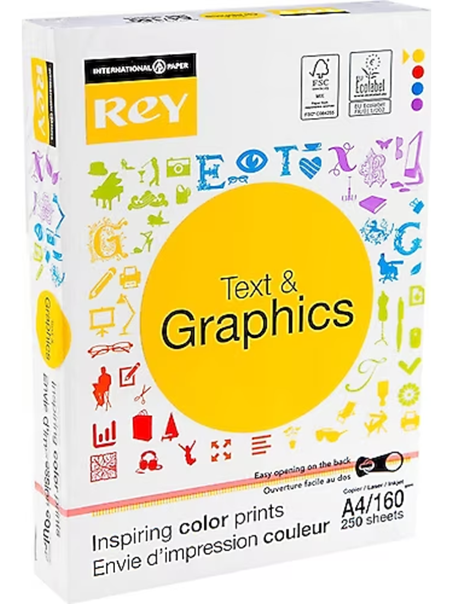 REY COPY A4 160gr FOTOKOPİ KAĞIDI 1.HAMUR 250'Lİ