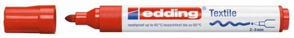EDDING 4500 TEKSTİL KALEMİ KIRMIZI