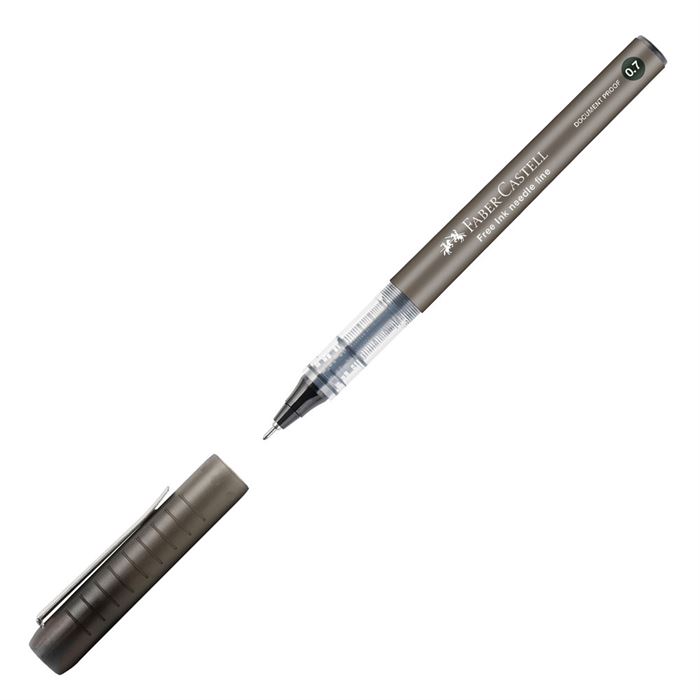 FABER CASTEL FREE NEEDLE ROLLER KALEM 0.7mm SİYAH