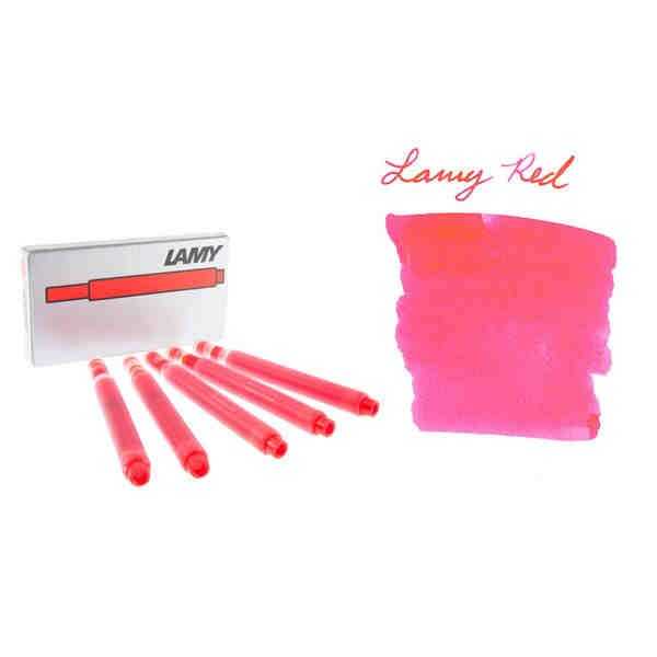 LAMY T10K 5'Lİ DOLMA KALEM KARTUŞU KIRMIZI