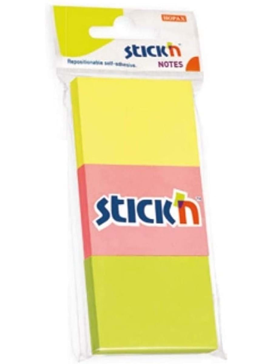 GIPTA STICKN 35X51 NEON 3 RENK YAPIŞKANLI NOTLUK 100 YP.