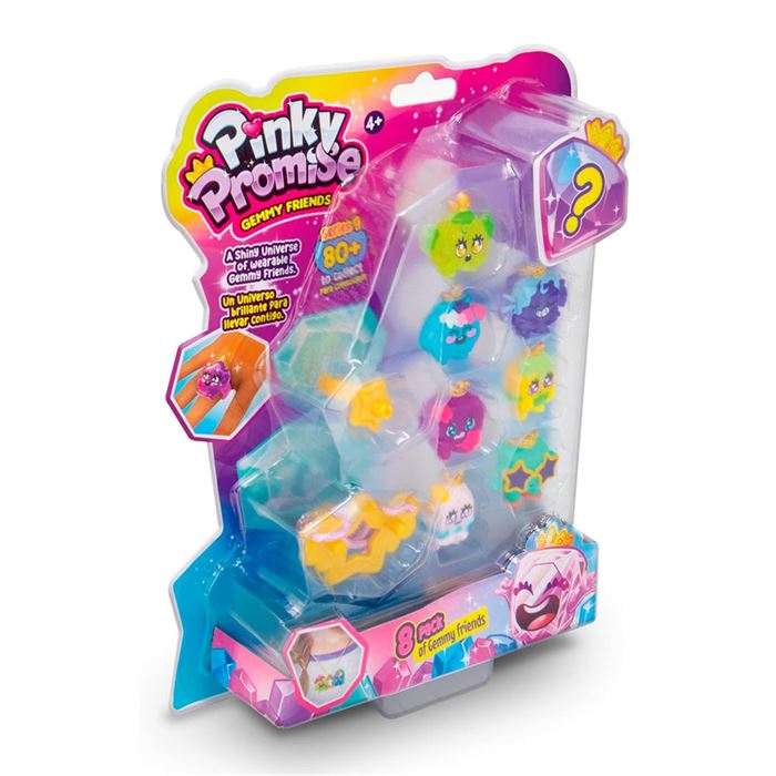 Pinky Promise Gemmy Friends 8 Figür Paketi Serisi 1 (TGP00003)