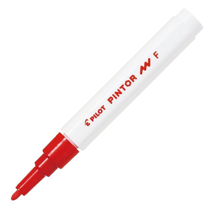 Pilot Pintor Marker Bullet Tip Fine Line Red