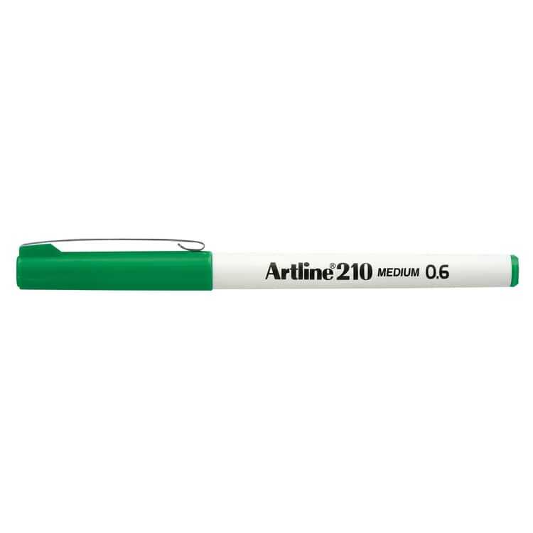 ARTLINE EK-210N KEÇE UÇLU YAZI KALEMİ 0.6mm YEŞİL