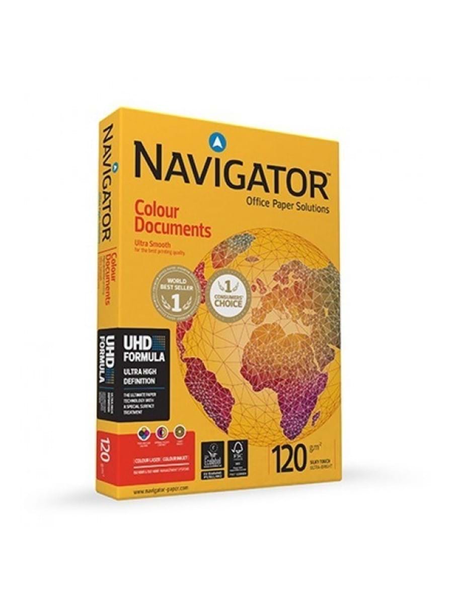 NAVİGATOR A4 120GR COLOUR DOCUMENTS FOTOKOPİ KAĞIDI 250'Lİ