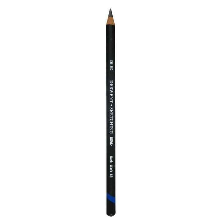 DERWENT KURU-SULU ESKİZ KALEMİ WATERSOLUBLE SKETCHING PENCIL DARK WASH 8B