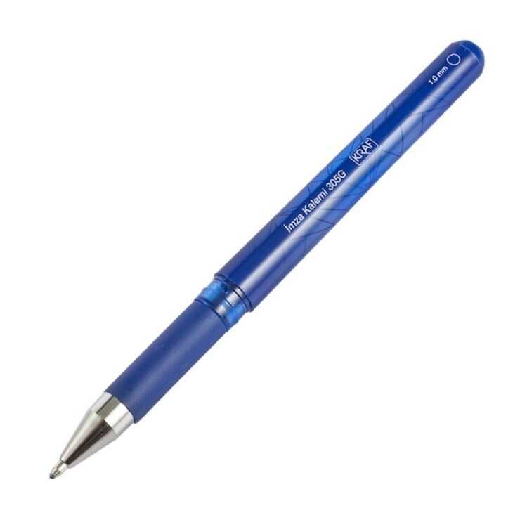 KRAF İMZA KALEMİ 1.0 mm MAVİ 305G