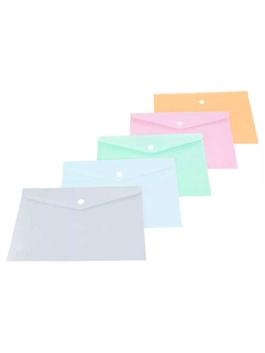 Kraf A4 Çıtçıtlı Dosya Pastel Renkler 1279