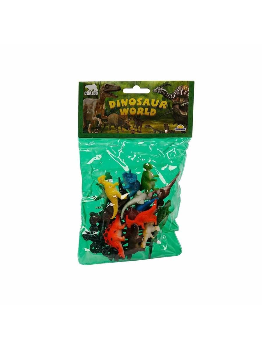 SUNMAN F288 DİNOZORLAR DÜNYASI KÜÇÜK BOY POŞET OYUN SETİ