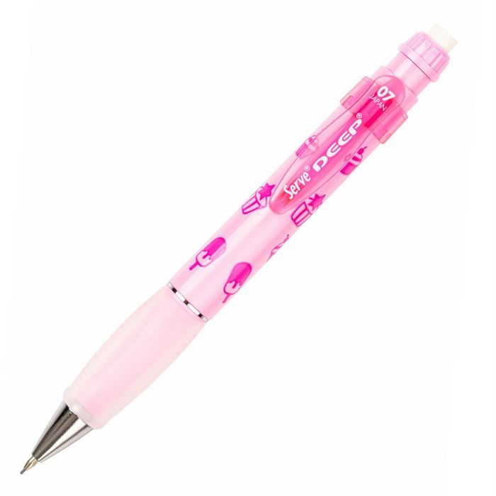 Serve Deep Mekanik Kurşun Kalem 0.7Mm Cupcake ve Dondurma - Şeker Pembe