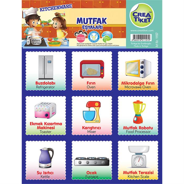 CREA UYARI ETİKETİ -  ÇEKİNİZ/ PUSH  1177