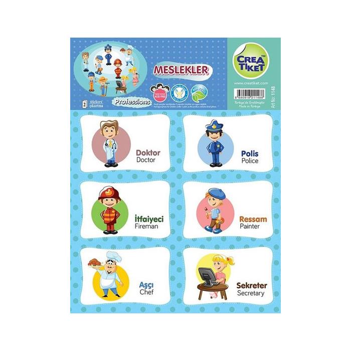 Crea Defter Etiketi Çik. Neon Emoji Rio 1248