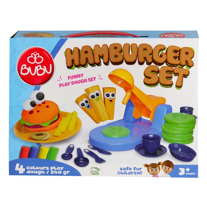 BUBU - OH0010 OYUN HAMURU SETİ HAMBURGER (L)