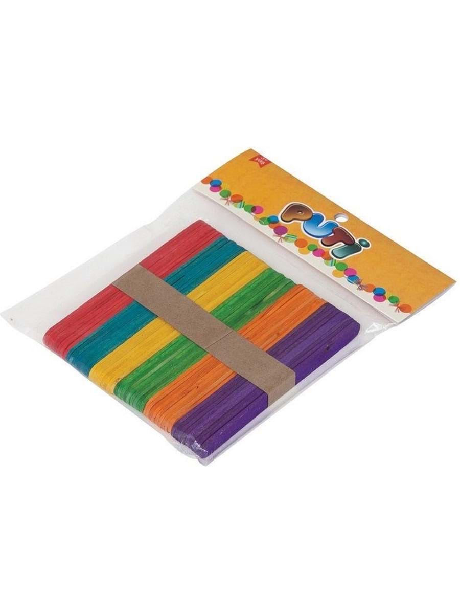 PUTİ AHŞAP RENKLİ BÜYÜK BOY DİL ÇUBUĞU 50'Lİ