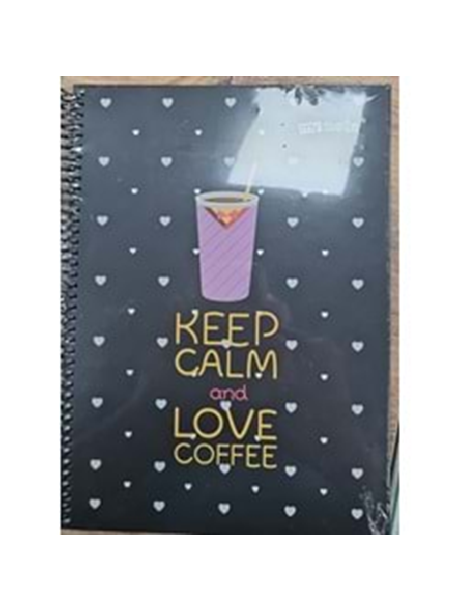 Umur Mynote Coffee 18.5x25.5 Cm Sert Kapak Spiralli Defter Çizgili 100 Yp Coffee-100-ç