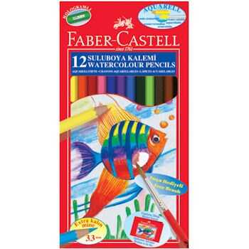 FABER CASTELL REDLINE AQUARELL KURU BOYA  12 RENK