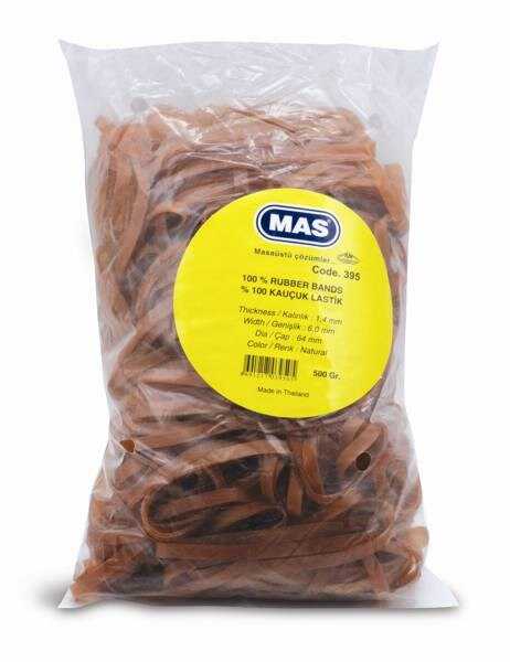 MAS 395 GENİŞ AMBALAJ LASTİĞİ 500gr KAUÇUK