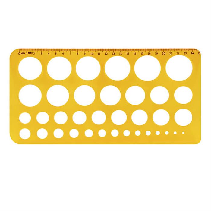 HATAS 02271 DAİRE ŞABLONU 1-35mm CETVELLİ