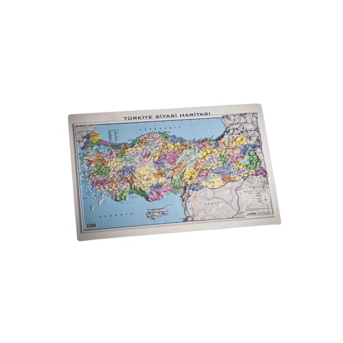 GÜRBÜZ KABARTMALI DÜNYA SİYASİ HARİTA 35X50