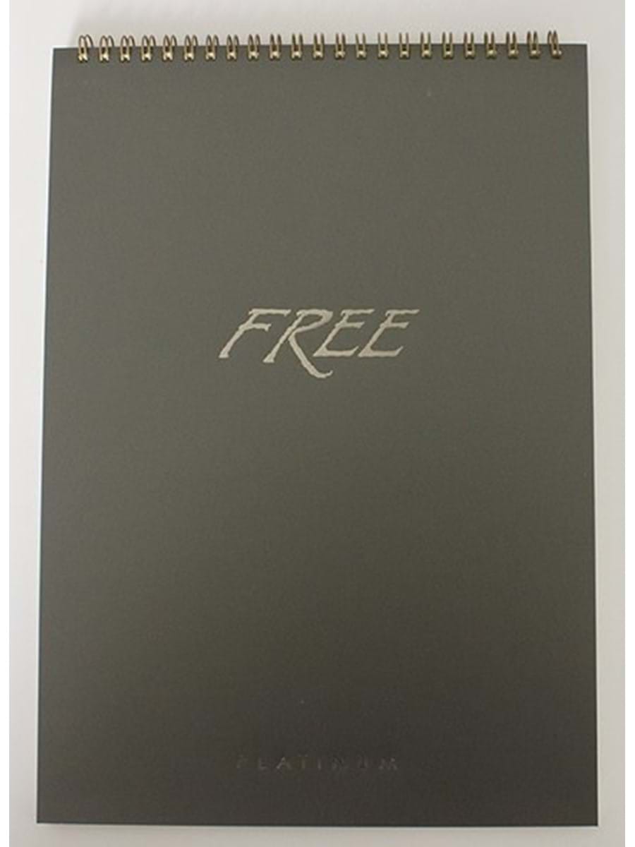 KESKİN FREE PLATİNUM PP KAPAK SPİRALLİ BLOKNOT A4 80 YP. KARELİ