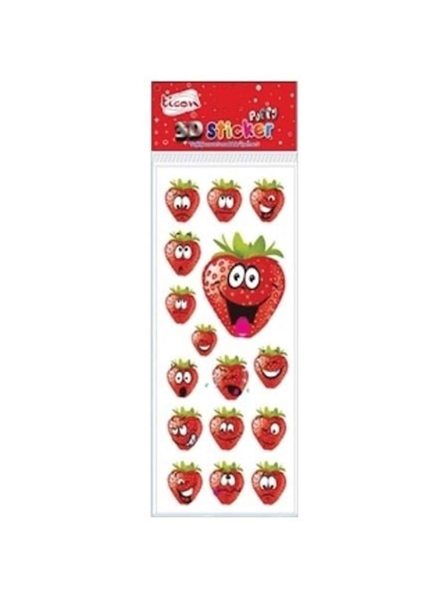 Ticon 3D Çilekler Sticker 276436