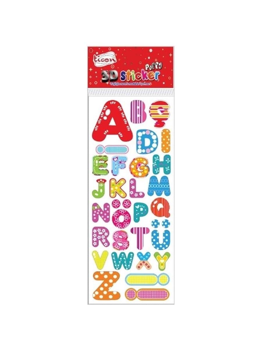 Ticon 3D Alfabe Sticker 276438