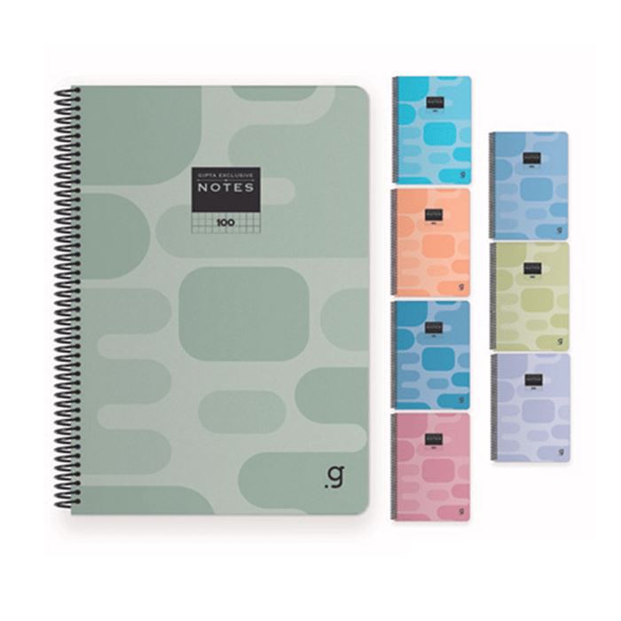 Gıpta Sneak Peek Spiralli Karton Kapak Defter A4 80 Yp Kare