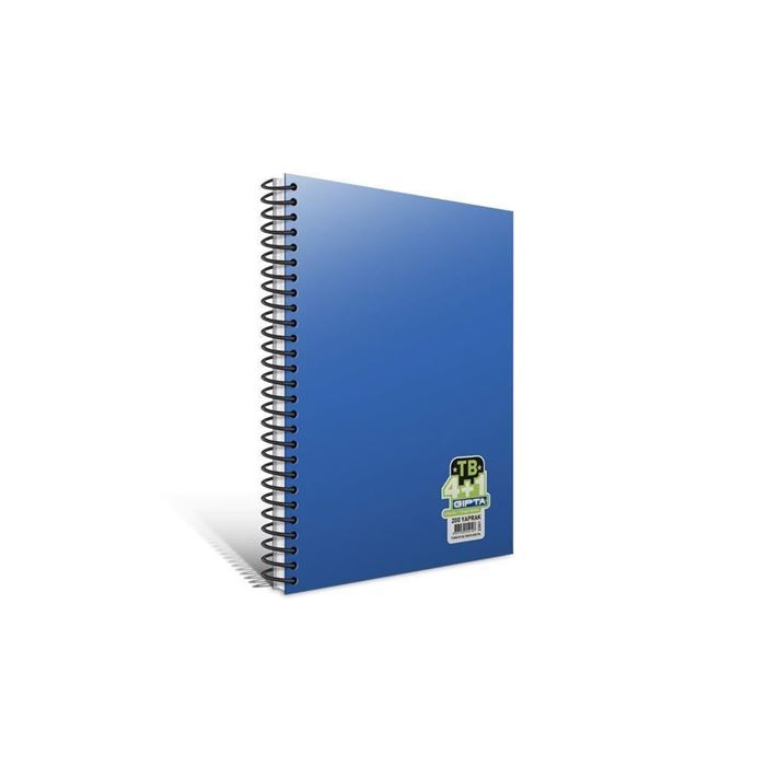 GIPTA TB SPİRALLİ  SEPARATÖRLÜ PP. KAPAK A4 200 YP. 4+1 DEFTER - 2201